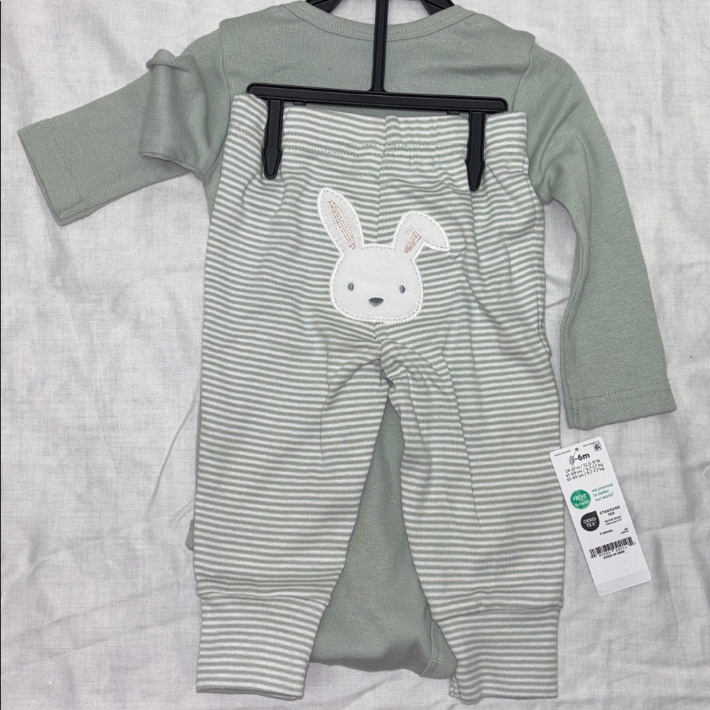Carter's My First Easter Bodysuit - Sage Green - Picture 3 of 5